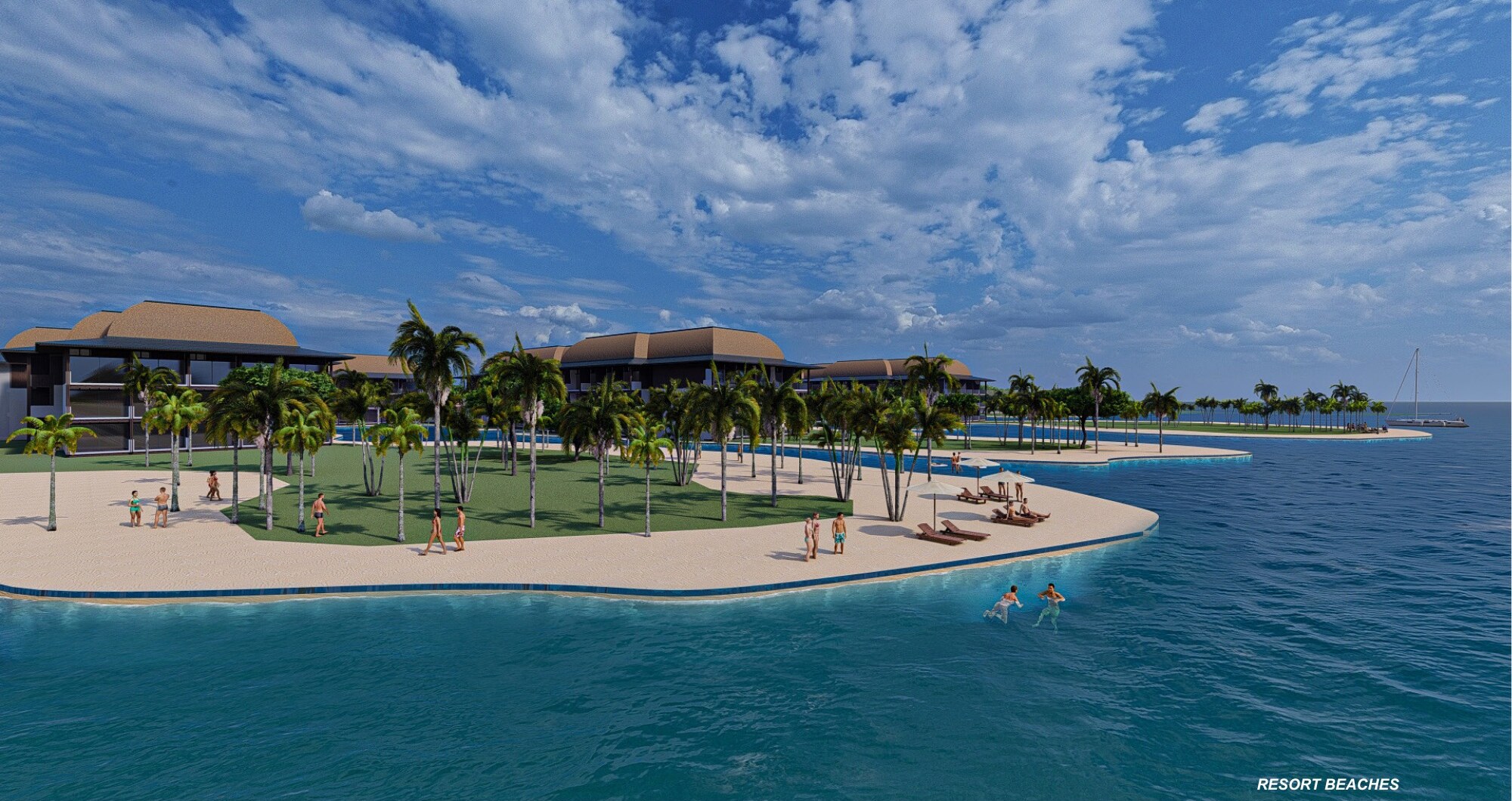 Resort beaches